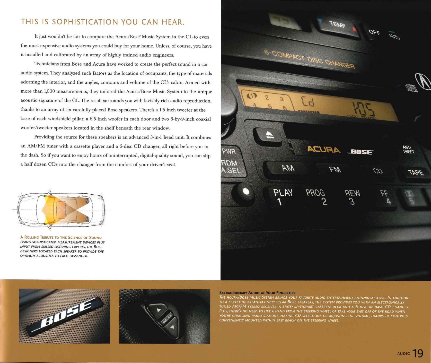 2002 Acura CL Brochure Page 7